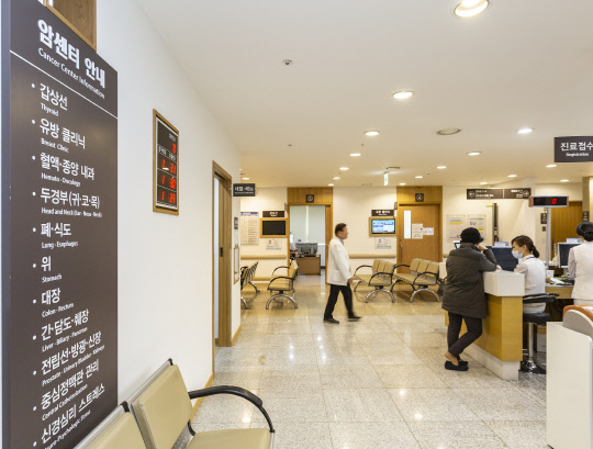 서울 흑석동에 위치한 중앙대학교병원 암센터 전경. 중앙대학교병원 제공